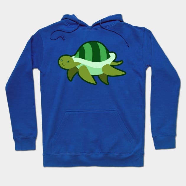 Cute Green Turtle Hoodie by saradaboru